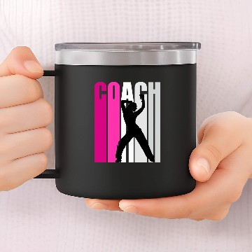 Discover Teach Female Dance Teacher Instructor Coachs Dance Teach 14oz Stainless Steel Tumblers