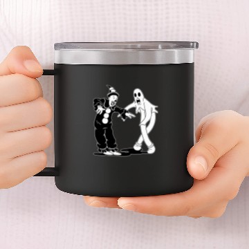 Discover Koko the Clown and ghosts Dancing Baseball Tees 14oz Stainless Steel Tumblers