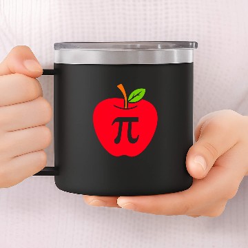 Discover Apple Pi Day Math Lover Math Student Teacher Gift Funny 14oz Stainless Steel Tumblers