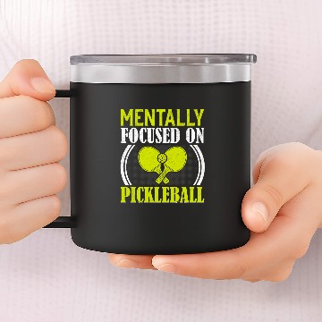 Discover Pickleball Blogger Meme Quote 2 14oz Stainless Steel Tumblers