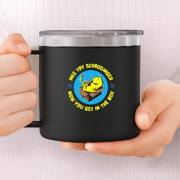 Discover Physicist Science Scientist Quantum Physics 14oz Stainless Steel Tumblers