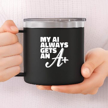 Discover Artificial Intelligence Algorithm AI Tech School University 1 Baseball Tees 14oz Stainless Steel Tumblers