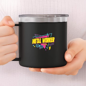 Discover 80s Metal Worker 14oz Stainless Steel Tumblers