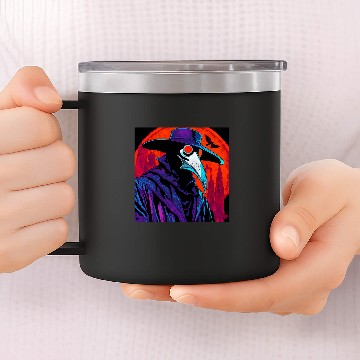 Discover Plague Doctor 23 Baseball Tees 14oz Stainless Steel Tumblers