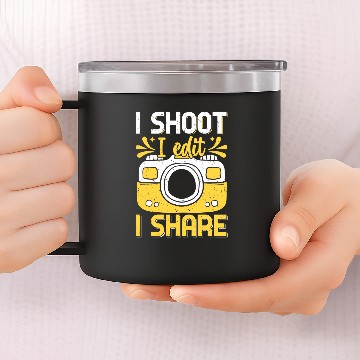 Discover Photo Editor Meme Quote 22 14oz Stainless Steel Tumblers