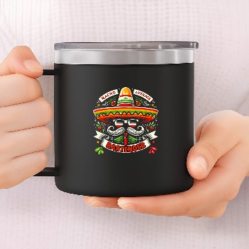 Discover Nacho Average Bartender Clothing Joke Pun Funny Bartending 14oz Stainless Steel Tumblers