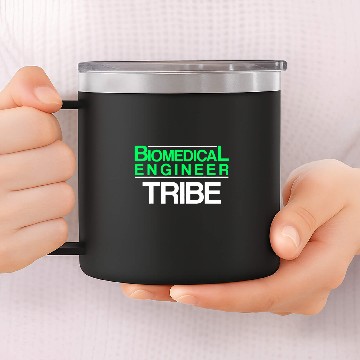 Discover Biomedicals Engineer Tribe Funny Engineering Zip 14oz Stainless Steel Tumblers