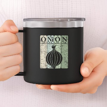 Discover Onion Periodic Table Elements Vegetables Farmer Retro 26 Baseball Tees 14oz Stainless Steel Tumblers