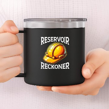 Discover Reservoir Engineer Job Profession Oil Rig Worker 14oz Stainless Steel Tumblers