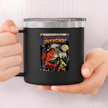 Discover Halloween Horror vintages Devil Comic Book Retro Scary Satan Zip 14oz Stainless Steel Tumblers