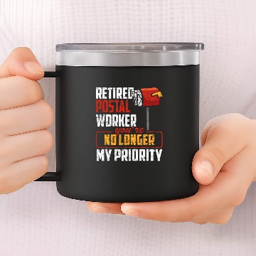 Discover Retired Postal Worker Postman 1 Baseball Tees 14oz Stainless Steel Tumblers