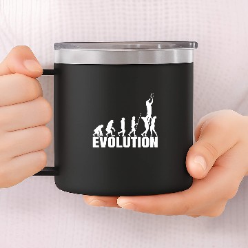Discover Evolution Of Rugby Funny Rugby Player 14oz Stainless Steel Tumblers