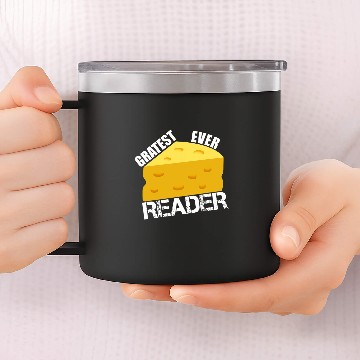 Discover Cheese Pun Gratest Ever Reader Fun Saying Reading Book Humor Baseball Tees 14oz Stainless Steel Tumblers