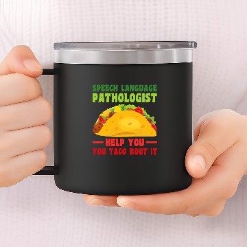 Discover Speech Language Pathologist Cinco De Mayo Speech Therapist 14oz Stainless Steel Tumblers