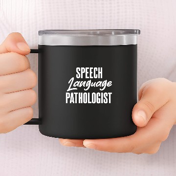 Discover Speech Language Pathologist Speech Therapist Pathology Fun Baseball Tees 14oz Stainless Steel Tumblers