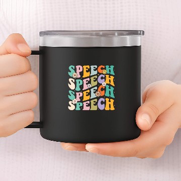 Discover Speech Therapy Speech Language Pathologist Therapist SLP 2 7 14oz Stainless Steel Tumblers