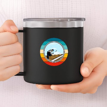 Discover Roofer handyman carpenter construction worker building 23 14oz Stainless Steel Tumblers