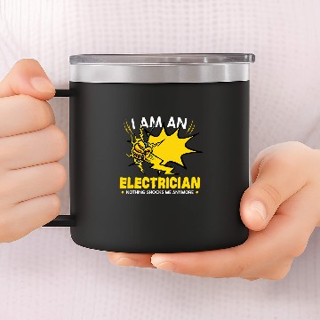 Discover Electrician Electrical Engineer Lineman Electrical Worker Baseball Tees 14oz Stainless Steel Tumblers