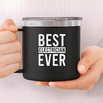 Discover Electricity Lineman Electrical Worker Craftsman Electrician Baseball Tees 14oz Stainless Steel Tumblers