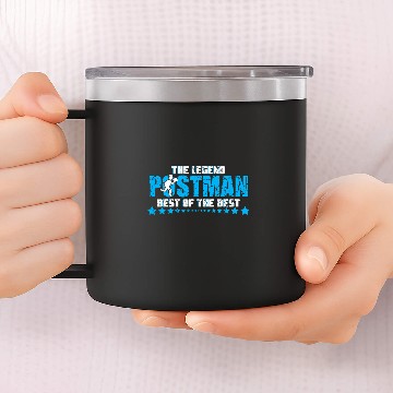 Discover mailman postman postal worker 7 Zip 14oz Stainless Steel Tumblers
