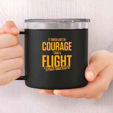 Discover Flight Instructor Pilot Aviation Trainer 42 14oz Stainless Steel Tumblers