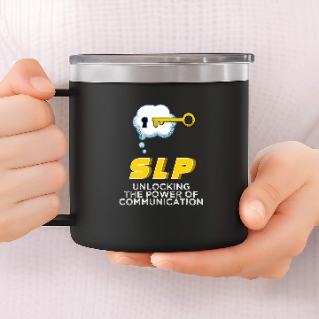 Discover SLP Unlocking The Power Of Communication Speech Therapy Baseball Tees 14oz Stainless Steel Tumblers