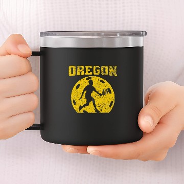 Discover Mens Pickleball Oregon 14oz Stainless Steel Tumblers