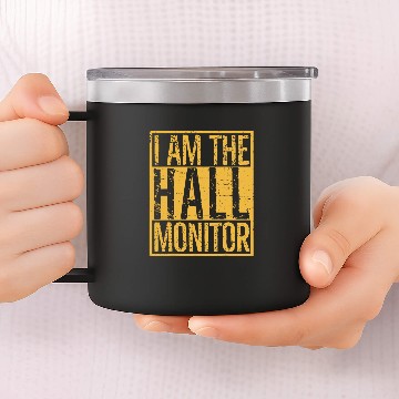 Discover Hall Monitor Back To School Student 3 14oz Stainless Steel Tumblers