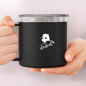 Discover Student Red For Ed Alaska Public Education 2 Baseball Tees 14oz Stainless Steel Tumblers