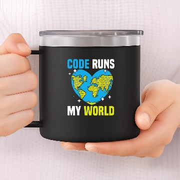 Discover Software Engineer Computer Programmer Programming Code 12 14oz Stainless Steel Tumblers