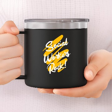 Discover Social worker social work funny saying 1 Baseball Tees 14oz Stainless Steel Tumblers