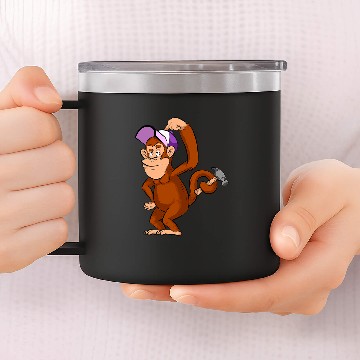 Discover Something Went Wrong Support Monkey Support Worker Zip 14oz Stainless Steel Tumblers