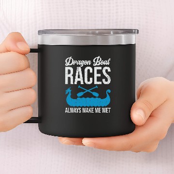 Discover Dragon Boat Races Baseball Tees 14oz Stainless Steel Tumblers