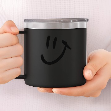 Discover Smiley Face Happy Face 14oz Stainless Steel Tumblers