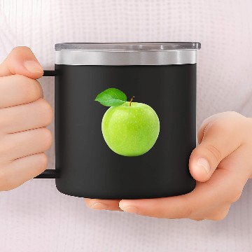Discover Apple Brat Green 14oz Stainless Steel Tumblers Meme Trend Gen Z 14oz Stainless Steel Tumblers 14oz Stainless Steel Tumblers