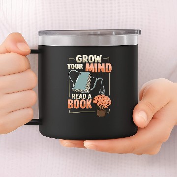 Discover Reading Book Nerd Designs for a Librarian and Book Reader 14oz Stainless Steel Tumblers