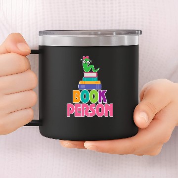 Discover Reading Book Lover Gift Funny Bookworm 14oz Stainless Steel Tumblers