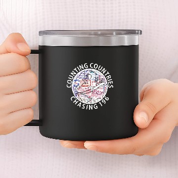 Discover Counting Countries Chasing 196 Baseball Tees 14oz Stainless Steel Tumblers