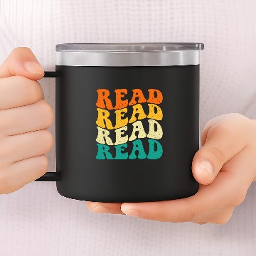 Discover Read Read Read Read Book Lover Reading Bookworm Reader Baseball Tees 14oz Stainless Steel Tumblers