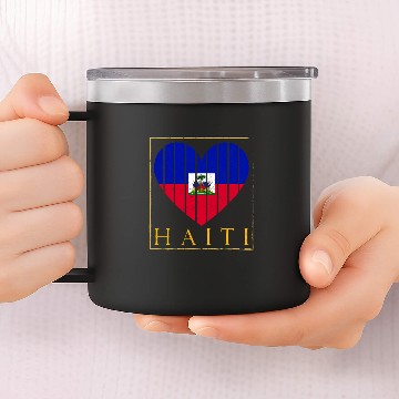 Discover Haiti haitian caribbean Hispaniola traveling souvenir nation 8 14oz Stainless Steel Tumblers