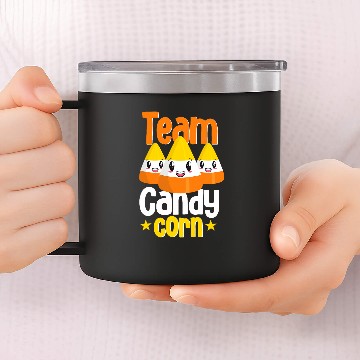 Discover Halloween Team Candy Corn Funny Candy Corn 2 14oz Stainless Steel Tumblers