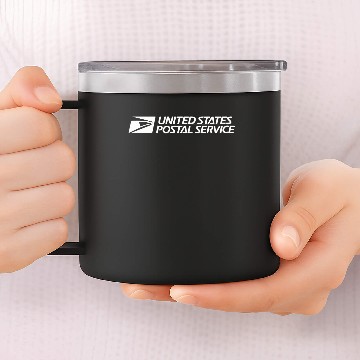 Discover Postal Service-  14oz Stainless Steel Tumblers Crewneck Postal Worker, Post Office, Mail Carrier, Rural Carrier, 14oz Stainless Steel Tumblers White Logo