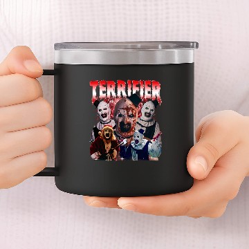 Discover Halloween 2025 14oz Stainless Steel Tumblers, Terrifier Halloween 14oz Stainless Steel Tumblers, Halloween Horror Movie 14oz Stainless Steel Tumblers, Halloween Party, Halloween Gift