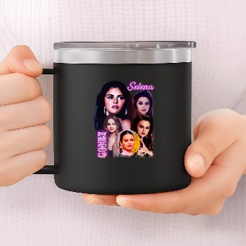 Discover Selena Gomez 90s Vintage Bootleg 14oz Stainless Steel Tumblers