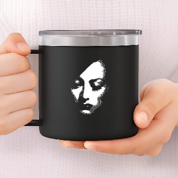 Discover Joan Crawford face 14oz Stainless Steel Tumblers