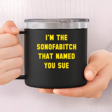 Discover Johnny Cash 14oz Stainless Steel Tumblers