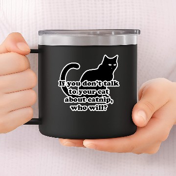 Discover Catnip 14oz Stainless Steel Tumblers