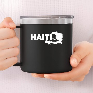 Discover haiti map 14oz Stainless Steel Tumblers