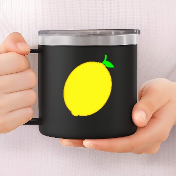 Discover Lemon 14oz Stainless Steel Tumblers