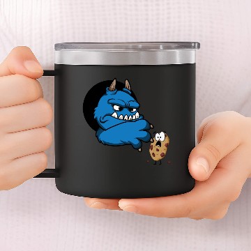 Discover Cookie monster 14oz Stainless Steel Tumblers